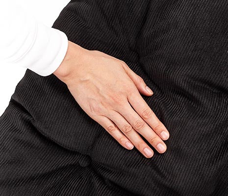 柔らかな質感のコーデュロイ生地（※難燃加工は施しておりません）