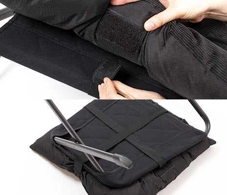 バンドで固定するだけの簡単装着