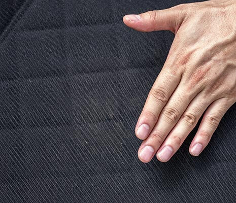 軽微な汚れは払い落とすだけでOK