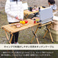 ウッドキッチンテーブル２　キャンプテーブル　アウトドア　【１年保証】【発送予定1～2日】