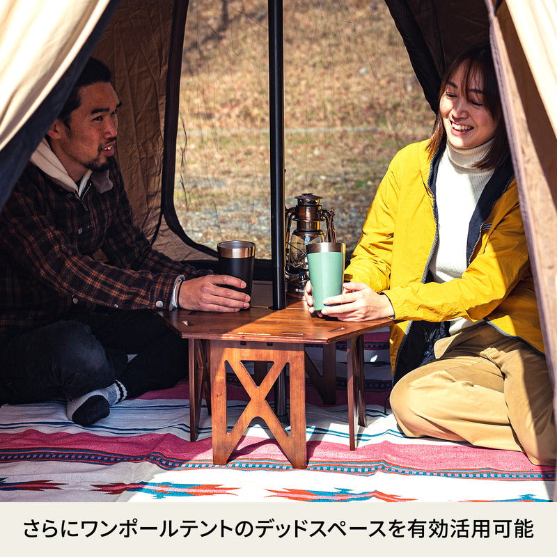 ヘキサゴンテーブル　ＲＡＮ　【１年保証】【発送予定1～2日】