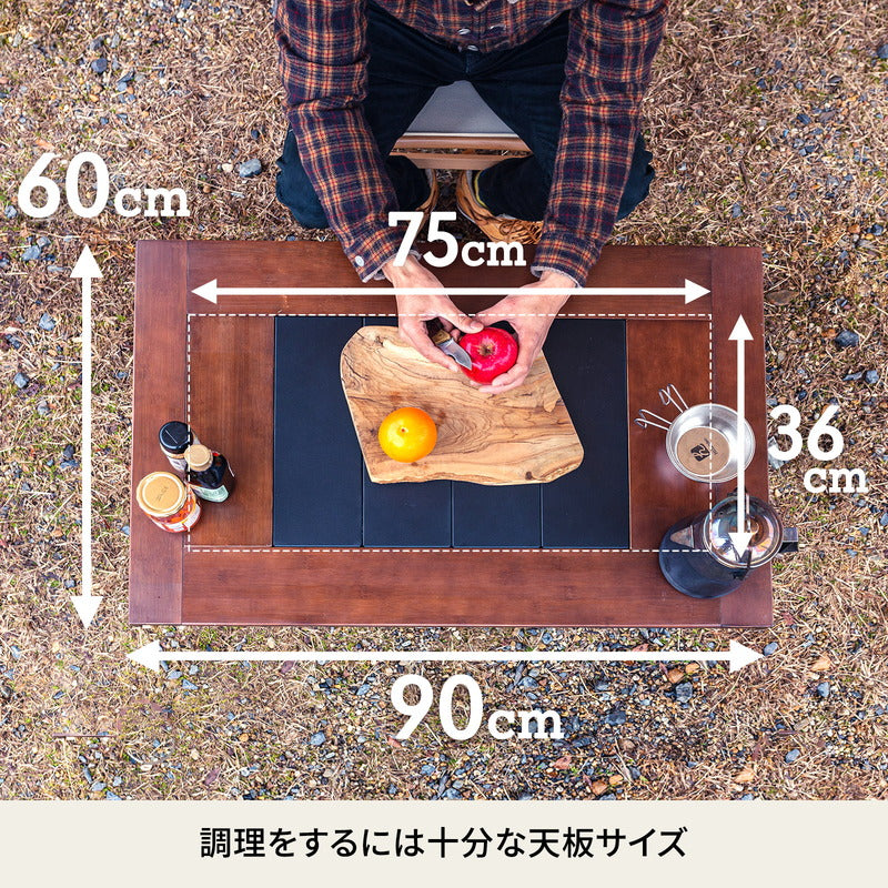 キャンプテーブル　ＣＨＥＦ　ＴＡＢＬＥ（シェフテーブル）アウトドアテーブル【１年保証】