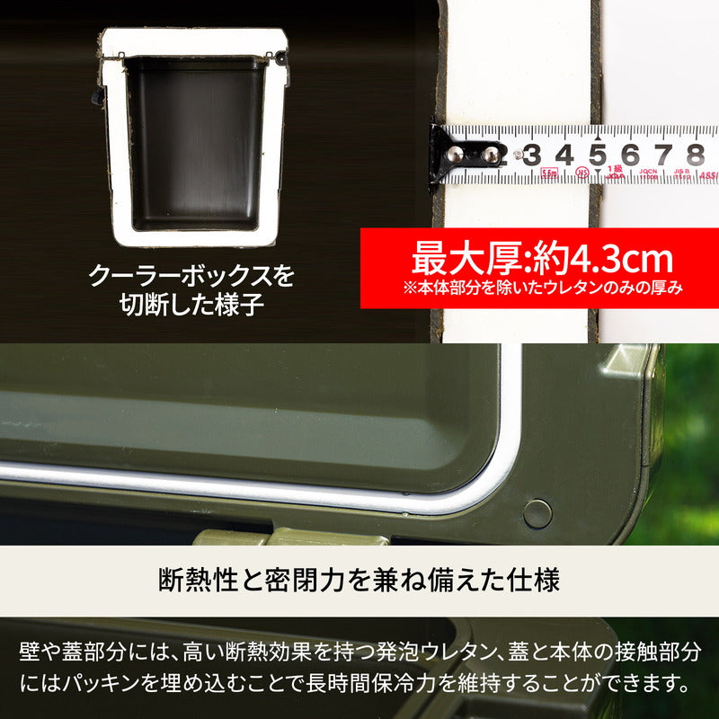 ハイランドクーラーボックス　２５Ｌ　【１年保証】【発送予定1～2日】
