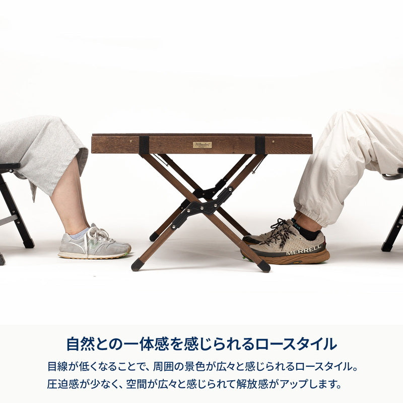 【お得なセット】ウッドロールトップテーブル　ソリッドフィール　１００×７０＋ランチョンマット２枚【発送予定1～2日】