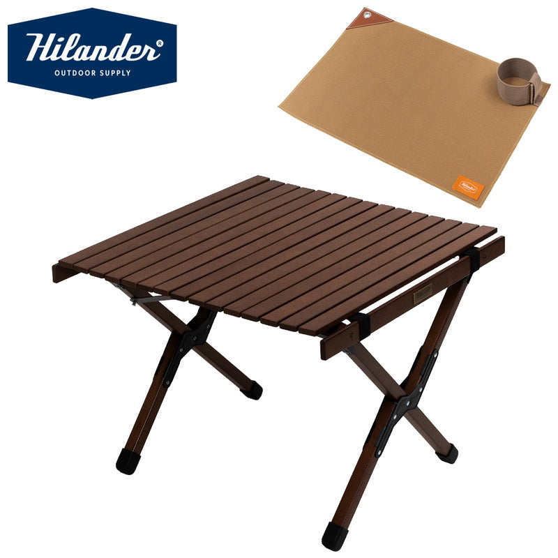 【お得なセット】ウッドロールトップテーブルＥＸ　６０＋ランチョンマット【発送予定1～2日】