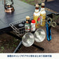 LIT TABLE MINI+エクステンション ストレージケース+メッシュユニット アッシュゴールド