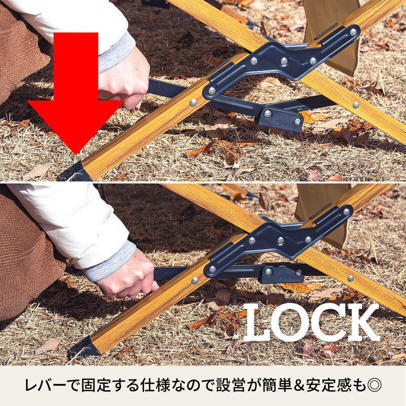 レバー式ＧＩコット（アルミ）　【１年保証】【発送予定1～2日】