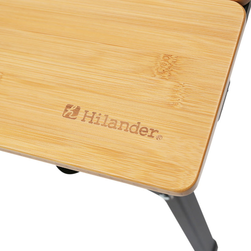 Hilander(ハイランダー) バンブー4つ折りテーブル HCA0248 - チェア Hilander(ハイランダー) バンブー4つ折りテーブル HCA0248 - チェア