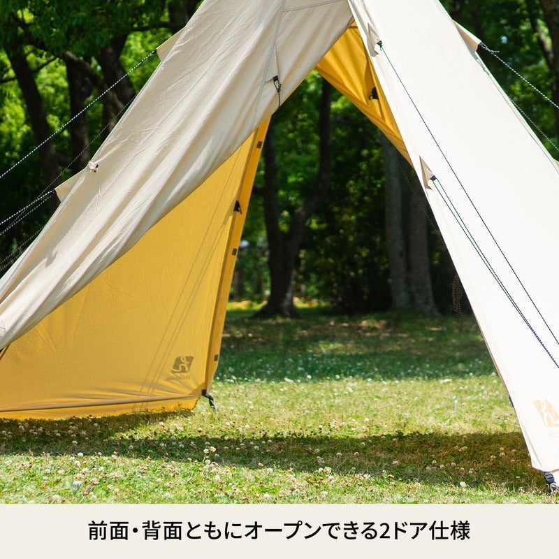 Ａ型フレーム　ネヴィス　４００　二股ポール　テント　ティピー型【１年保証】【発送予定1～2日】